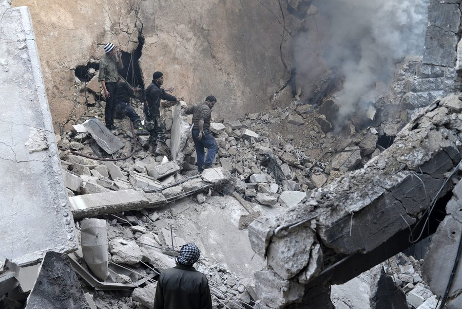 Ισχυρή έκρηξη σε ξενοδοχείο στο Χαλέπι