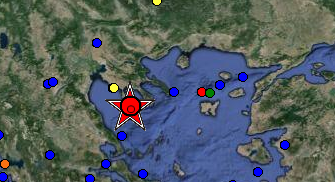 Σεισμός 5 ρίχτερ στη θαλάσσια περιοχή ανοιχτά της Χαλκιδικής