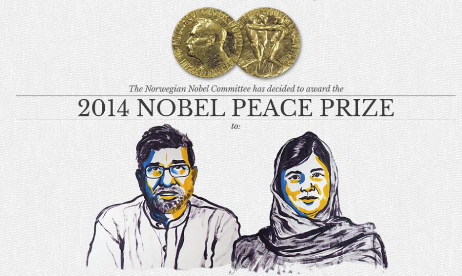 Στους Μαλάλα Γιουσαφζάι και Κάιλας Σατιάρτι το Νόμπελ Ειρήνης