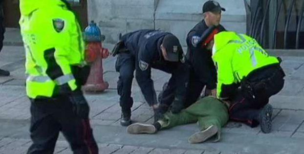 Βίντεο από την εισβολή στο κοινοβούλιο του Καναδά