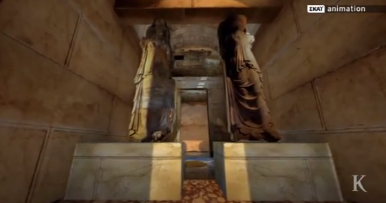 Μια ολοκληρωμένη τρισδιάστατη παρουσίαση του τάφου της Αμφίπολης