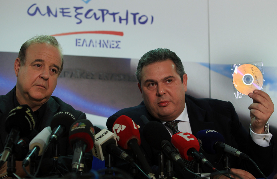 Καμμένος: Ο Αποστολόπουλος αυτοδιαφημιζόταν ως σύμβουλος της προηγούμενης κυβέρνησης