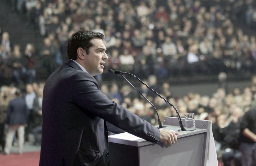 Προεκλογική ομιλία Τσίπρα στο συνέδριο του ΣΥΡΙΖΑ