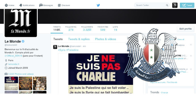 Θύμα του… Άσαντ το Twitter της Le Monde