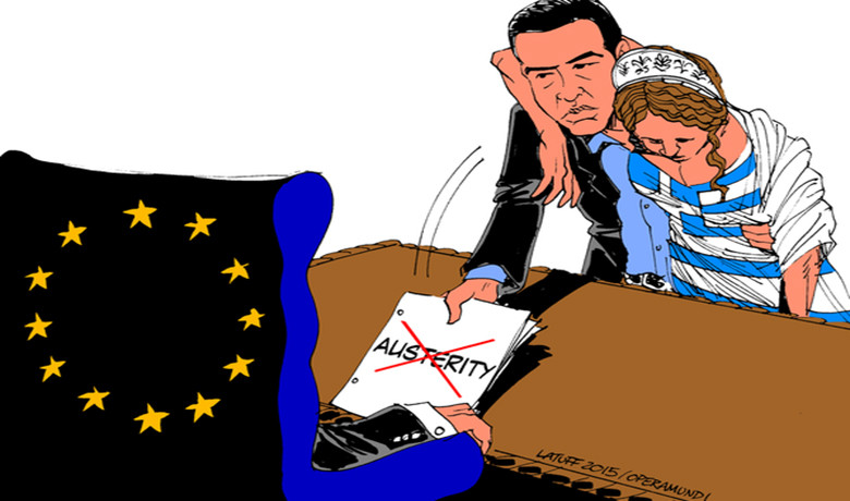 Το σκίτσο του Latuff για την διαπραγμάτευση Ελλάδας – Ευρώπης