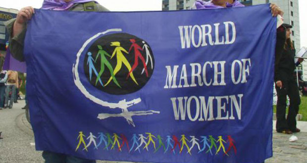 Δράση της Παγκόσμιας Πορείας Γυναικών από την Συρία στη Θεσσαλονίκη