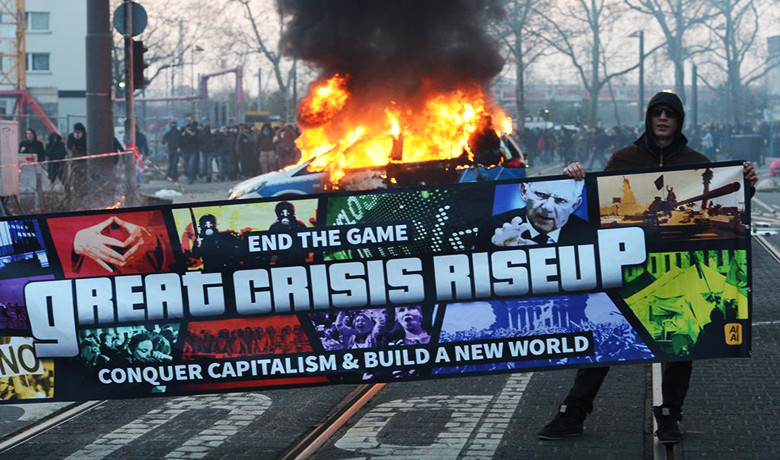 Η Ευρώπη λέει όχι στη λιτότητα έξω από την ΕΚΤ – Χιλιάδες διαδηλωτές και επεισόδια