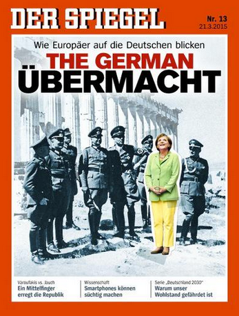 H Μέρκελ με τους ναζί στην Ακρόπολη στο εξώφυλλο του Spiegel