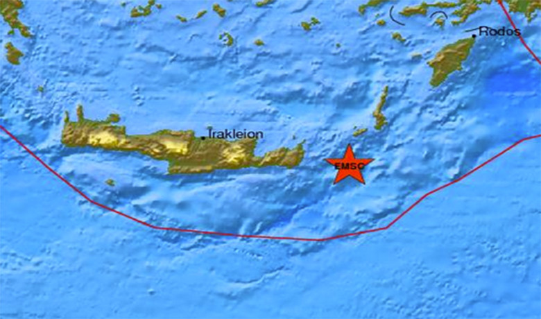 Ισχυρός σεισμός 6,1 ρίχτερ στην Κρήτη