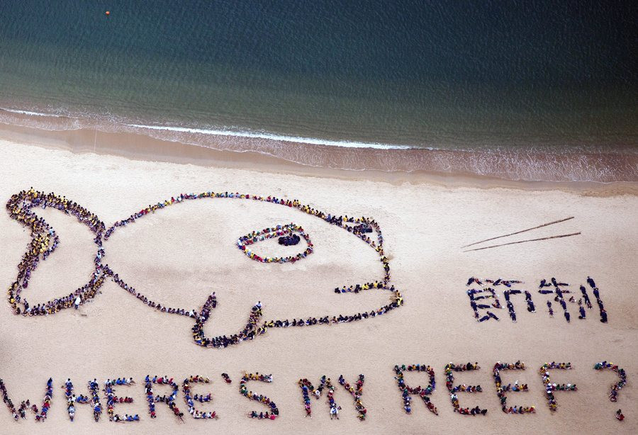Χονγκ Κονγκ: Την Ημέρα του Ωκεανού τα παιδιά στέλνουν μήνυμα [ΦΩΤΟ]