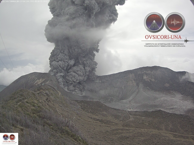 Νέα μεγάλη έκρηξη του ηφαιστείου Τουριάλμπα στην Κόστα Ρίκα