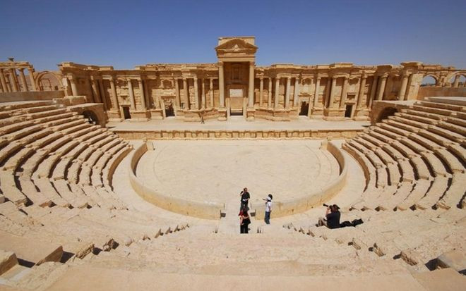 Οι τζιχαντιστές μετέτρεψαν το αρχαίο θέατρο της Παλμύρα σε τόπο εκτέλεσης
