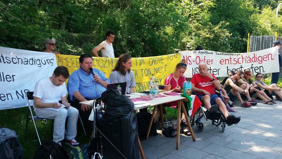 Διαμαρτυρία για τις γερμανικές οφειλές και στη Σύνοδο των G7