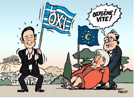 WSJ: Το ελληνικό «όχι» η μεγαλύτερη πρόκληση για τη Μέρκελ