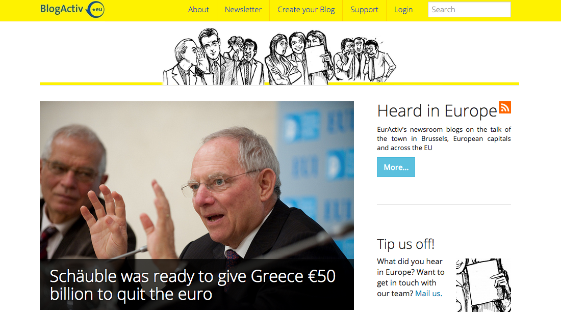 Euractiv: Ο Σόιμπλε έδινε 50 δις για να βγει η Ελλάδα από το ευρώ