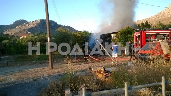 Τραγικό θάνατο βρήκε ηλικιωμένος όταν πήρε φωτιά η καλύβα του