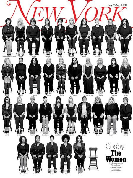 35 γυναίκες κατηγορούν τον Μπιλ Κόσμπι από το εξώφυλλο του New York