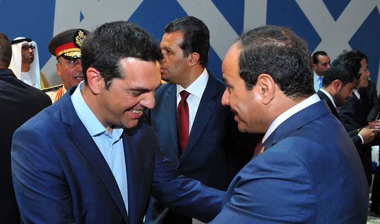 ΑΟΖ, λιμάνια και τριμερής Ελλάδας-Κύπρου-Αιγύπτου στις επαφές Τσίπρα με τον πρόεδρο αλ-Σίσι