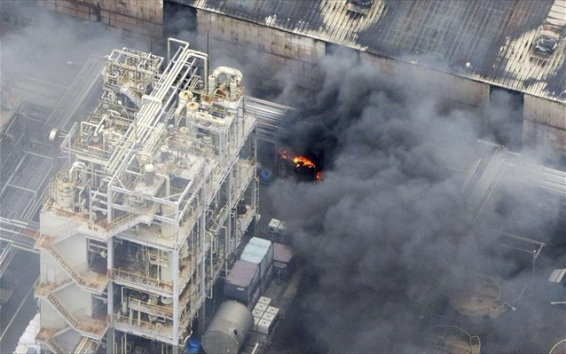 Μεγάλη πυρκαγιά σε εργοστάσιο χαλυβουργίας κοντά στο αεροδρόμιο του Τόκιο
