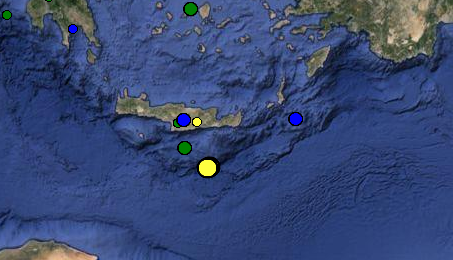 Δυο σεισμικές δονήσεις τα ξημερώματα στην Ιεράπετρα