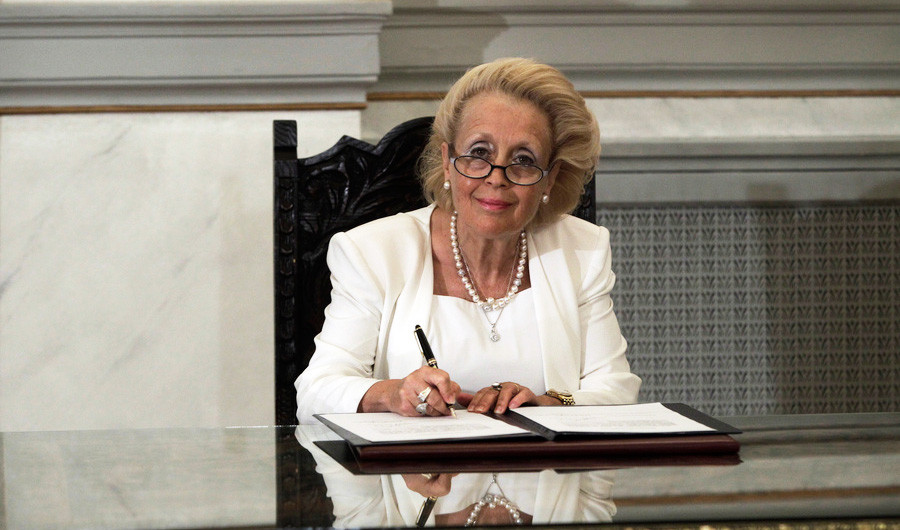Ορκίστηκε η πρώτη γυναίκα πρωθυπουργός της Ελλάδας [ΒΙΝΤΕΟ]