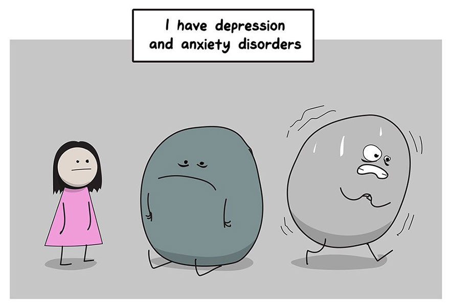Κόμικ εξηγεί γιατί το άγχος και η κατάθλιψη είναι δύσκολο να καταπολεμηθούν
