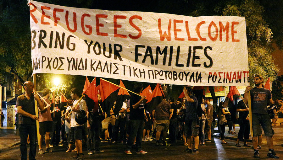 Refugees Welcome: Πορεία αλληλεγγύης στους πρόσφυγες στο κέντρο της Αθήνας