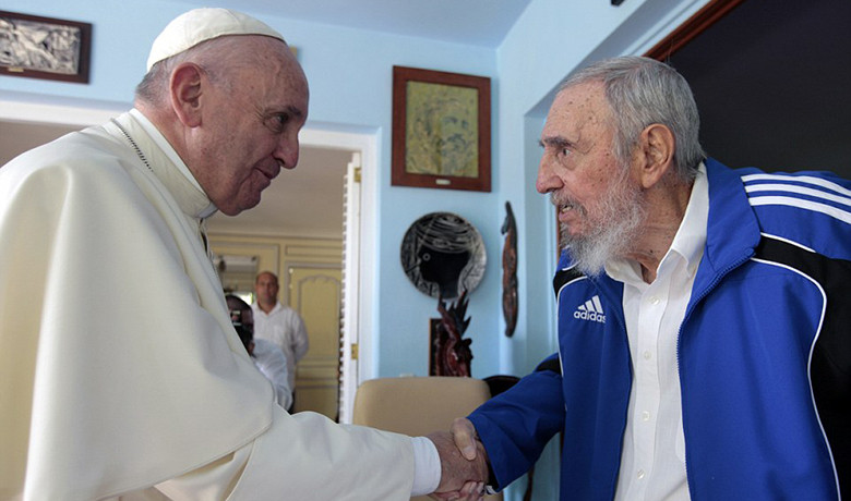 Κούβα: Ιστορική συνάντηση του Πάπα με τον Φιντέλ Κάστρο [ΒΙΝΤΕΟ+ΦΩΤΟ]