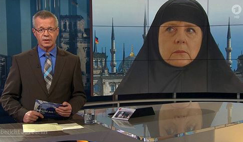 Αντιδράσεις στη Γερμανία για την παρουσίαση της Μέρκελ με ισλαμική μαντίλα