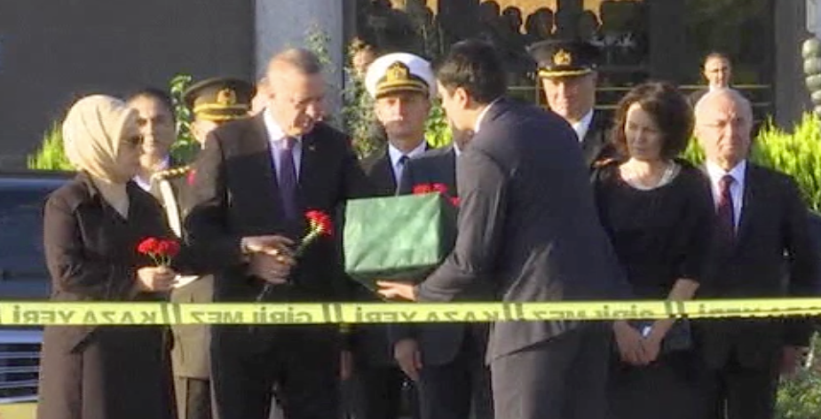 Τον τόπο του «εγκλήματος» επισκέφθηκε ο Ερντογάν προαναγγέλλοντας έρευνα [ΒΙΝΤΕΟ]