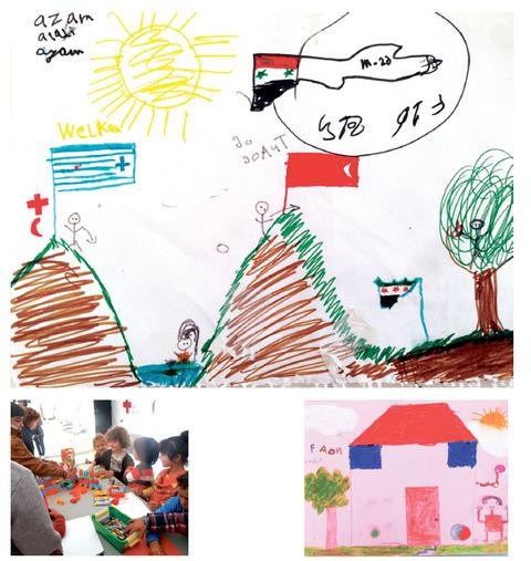 Τα παιδιά του πολέμου ζωγραφίζουν