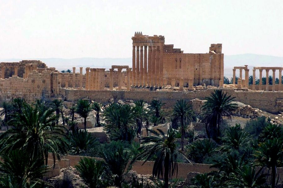 Αεροπορικές επιδρομές στην αρχαία Παλμύρα της Συρίας από τους Ρώσους