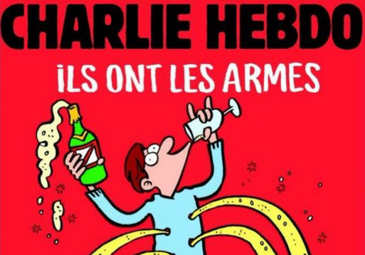 Η απάντηση του Charlie Hebdo στους τζιχαντιστές: Εσείς έχετε όπλα, εμείς έχουμε σαμπάνια