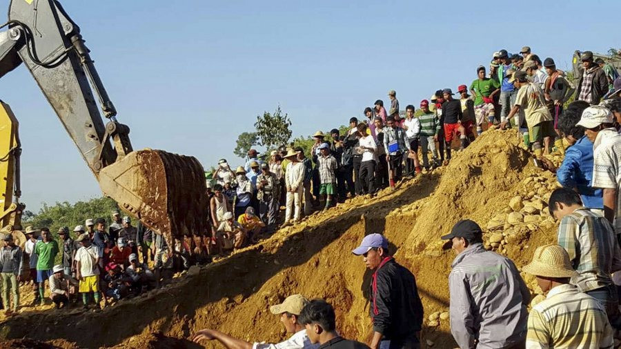 Εκατόμβη νεκρών στη Μιανμάρ από κατολίσθηση σε ορυχείο