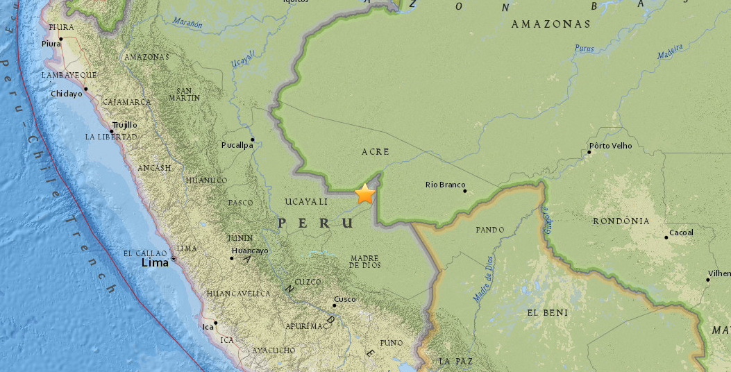 Σεισμός 7,5 Ρίχτερ στα σύνορα Περού και Βραζιλίας