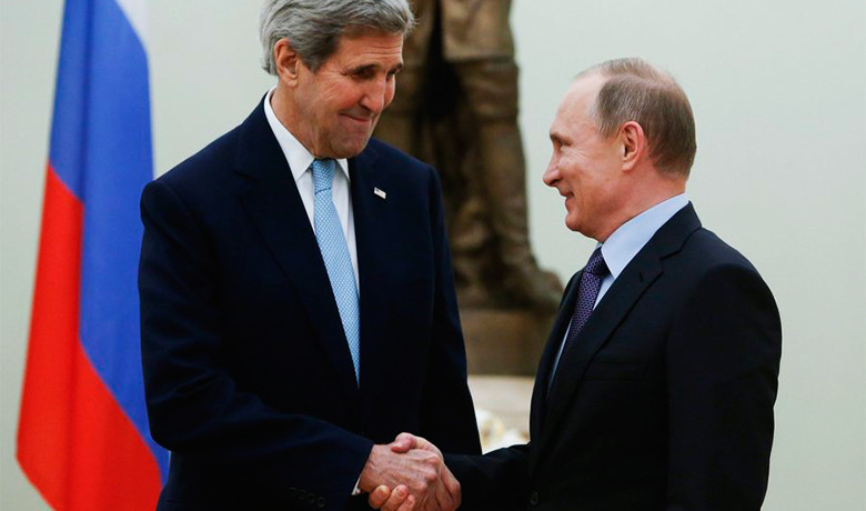Συνάντηση Πούτιν – Κέρι: Μαζί ΗΠΑ και Ρωσία μπορούν να λύσουν τη συριακή κρίση