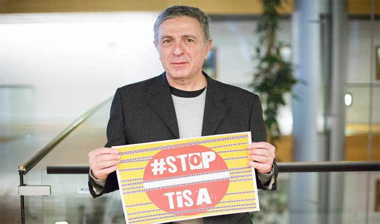 Κούλογλου: Η TiSA υπονομεύει τα κοινωνικά θεμέλια της Ευρώπης