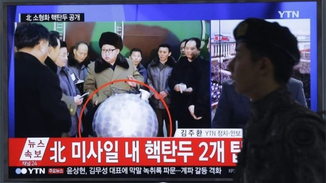 Η Βόρεια Κορέα ανακοίνωσε ότι κατασκεύασε πυρηνικές κεφαλές σε σμίκρυνση