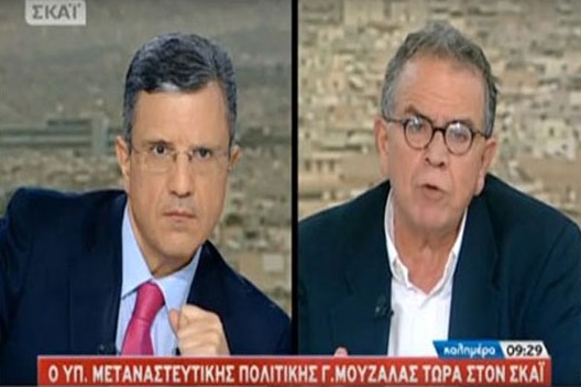 Τεχνικό μπλακάουτ στον ΣΚΑΪ διέκοψε τη συνέντευξη Μουζάλα