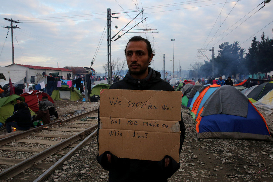 Απογοητευμένοι οι πρόσφυγες στην Ειδομένη από τη Σύνοδο Κορυφής