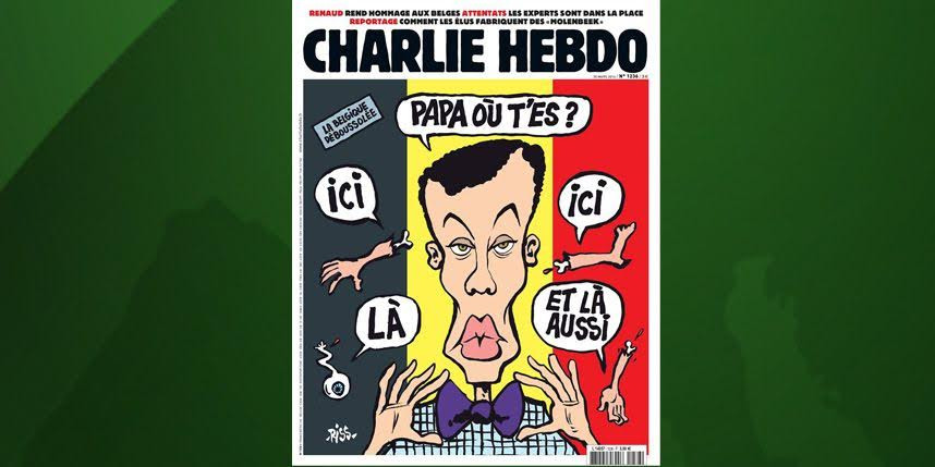 Το «Charlie Hebdo» για τις επιθέσεις στο Βέλγιο: Μπαμπά πού είσαι;