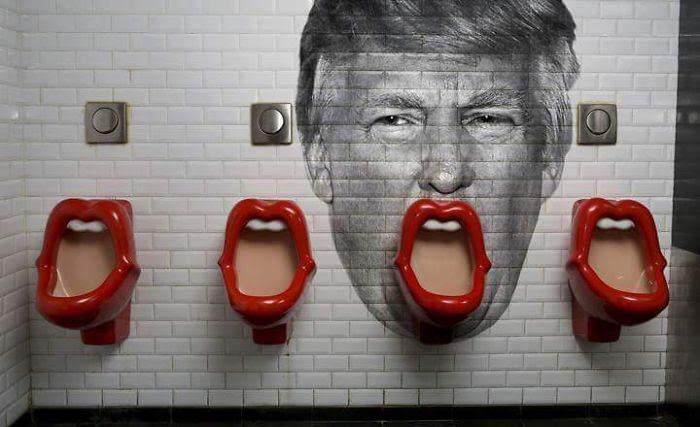 Street art και photoshop τρολάρουν άγρια τον Trump!
