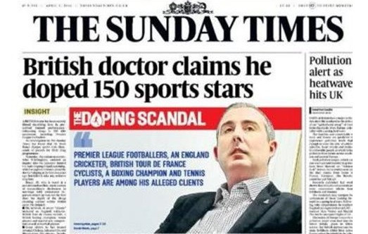 Times: Γιατρός ισχυρίζεται ότι ντόπαρε ποδοσφαιριστές της Premier League