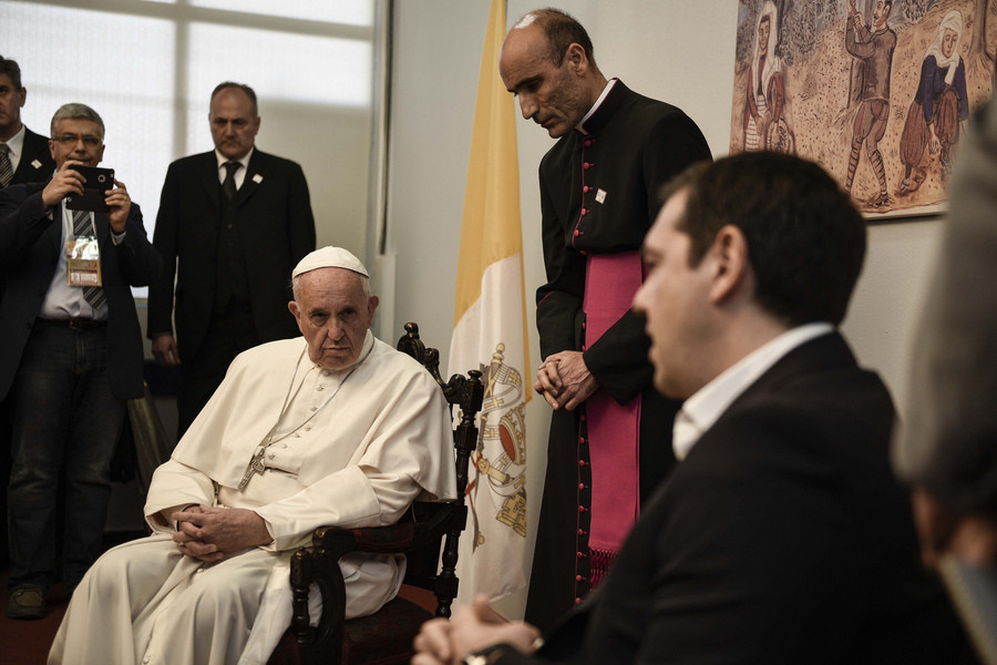 Τσίπρας προς Πάπα Φραγκίσκο: Ιστορική η επίσκεψή σας [ΒΙΝΤΕΟ]