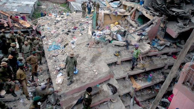 Εξαώροφο κτίριο κατέρρευσε στο Ναϊρόμπι – Τουλάχιστον επτά νεκροί [ΦΩΤΟ+ΒΙΝΤΕΟ]
