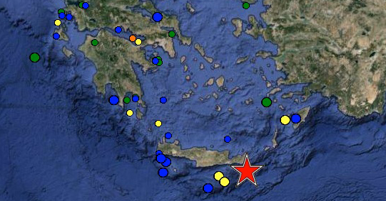 Ισχυρός σεισμός 5,5 Ρίχτερ τρόμαξε την Κρήτη