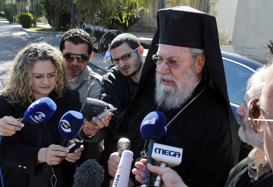 Ικανοποιημένος ο αρχιεπίσκοπος Κύπρου με την είσοδο των φασιστών στη Βουλή