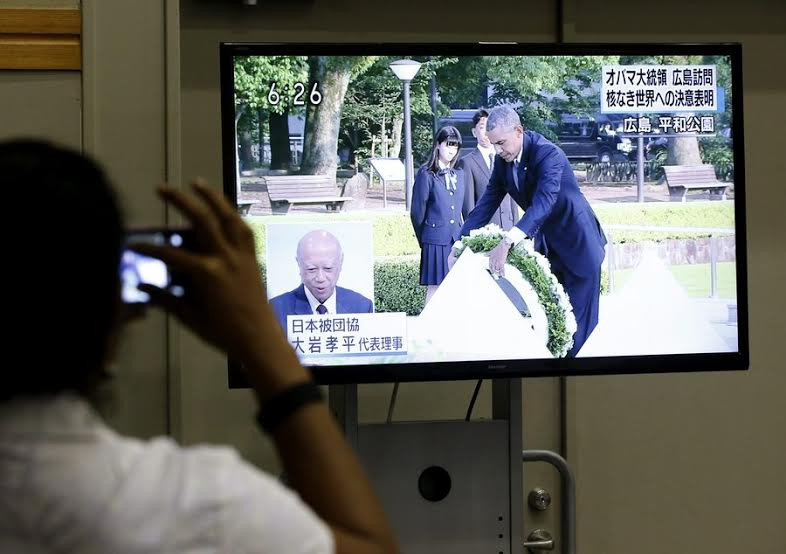 Ο Μπαράκ Ομπάμα στη Χιροσίμα [ΦΩΤΟ+ΒΙΝΤΕΟ]