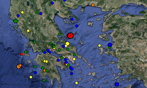 Σεισμός 4,2 βαθμών Ρίχτερ στις Σποράδες
