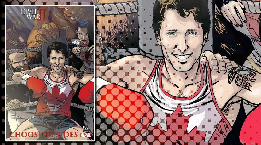 O πρωθυπουργός του Καναδά έγινε υπερήρωας σε κόμικ [ΦΩΤΟΓΡΑΦΙΕΣ]
